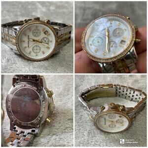 Michael Kors Ritz MK-5650 Women's 6” Inch Watch !! Needs Battery !! Scratches !!